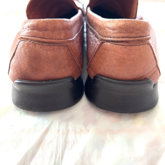 NWOT Vincenti Brown Leather Soft Calf Skin Loafers Made in Italy SZ 11 - Picture 6 of 15
